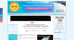 Desktop Screenshot of cyprwakacje.com