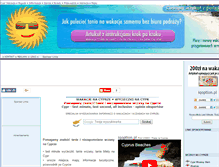 Tablet Screenshot of cyprwakacje.com